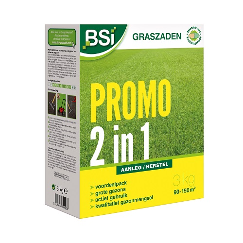 BSI graszaad Promo 2 in 1 Gazon, 3kg