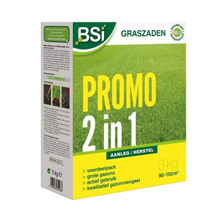 Graszaad voor de aanleg van en nieuw gazon of voor het herstel van een bestaande grasmat.