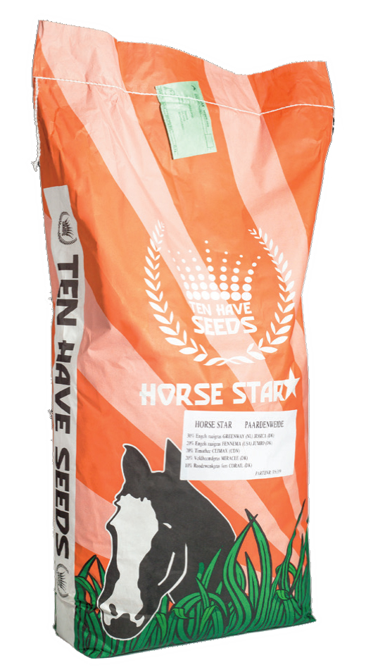 Horse Star Paardenweide is speciaal ontwikkeld voor het weiland van het paard
