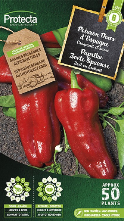 Paprika Zoete Spaanse nr. 324