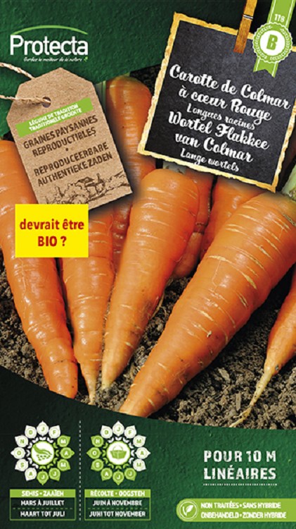 Wortel Flakkee van Colmar FR-BIO-15 nr. 118