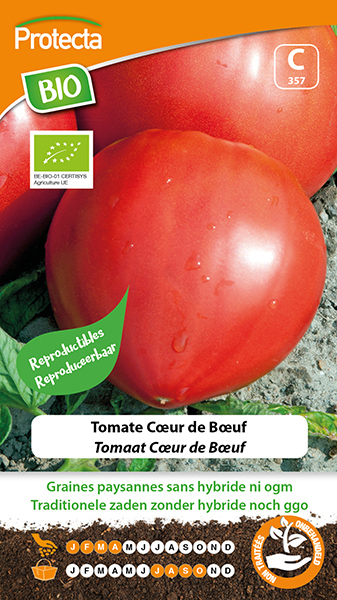 Tomaat Cœur de Bœuf FR-BIO-15 nr. 357