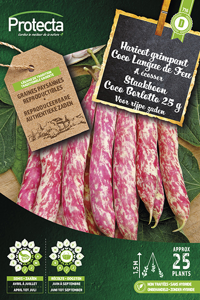 Staakboon Coco Borlotto 25 g nr. 716