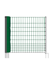 Pluimveenet groen 25m/112cm 9 palen